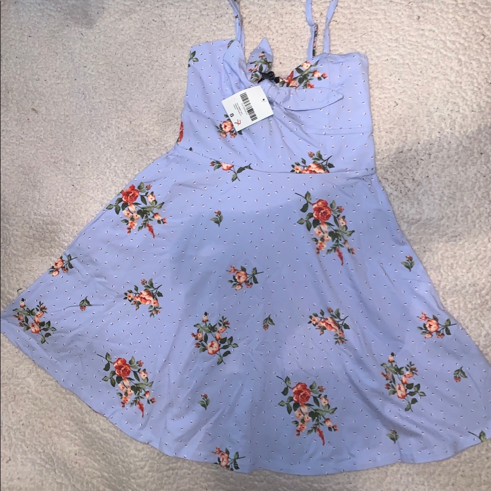 Knit dress sho periwinkle/multi